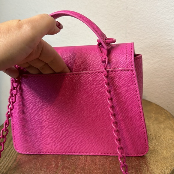 Betsey Johnson XODARLA pink bow crossbody bag NWT - Picture 7 of 12